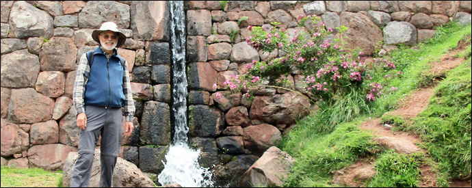 Jeff McCormack at Tipón Archaeological Park
